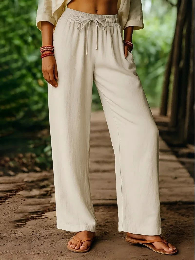 Chic Rope-Tie Wide Leg